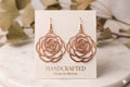 Brinco Tatiana (Rosa Vazado Rose Gold)